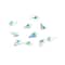 6.4mm Crystal AB Kite Glue-On Austrian Crystals by Bead Landing™, 10ct.